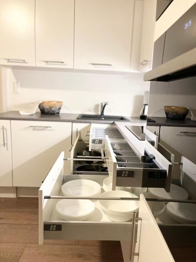הורסנס Scandinavian Apartment Hotel - Lunden 1 - Central 3 Bedroom Apartment On Two Floors מראה חיצוני תמונה